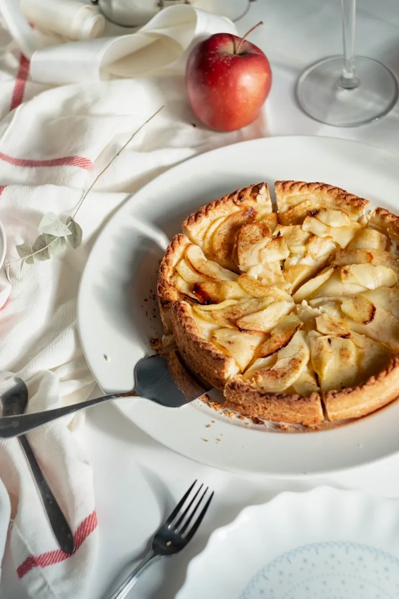 Tarte tatin - caramelised upside-down apple tart